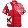 Wallis And Futuna Hawaiian Shirt Polynesian Flag With Coat Of Arms