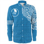 Yap State Long Sleeve Shirt Polynesian Flag With Coat Of Arms