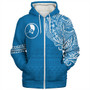 Yap State Sherpa Hoodie Polynesian Flag With Coat Of Arms