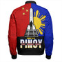 Philippines Filipinos Bomber Jacket - Proud To Be Pinoy Rizal Park