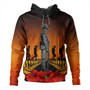 New Zealand Hoodie Anzac Day Lest We Forget Silver Fern