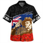 New Zealand Hawaiian Shirt Custom Remembrance Day The Red Poppy