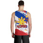 Philippines Filipinos Tank Top Custom Filipino Sun 3 Stars Bicolor Flag Tribal Grunge Style