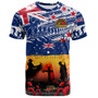 New Zealand T-Shirt New Zealand And Australian Army Corps ANZAC Day Commemoration