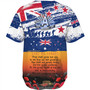 New Zealand Baseball Shirt New Zealand And Australian Army Corps ANZAC Day Commemoration