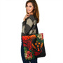 Kosrae Tote Bag Polynesian Turtle Tropical