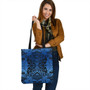 Polynesian Tote Bag Tribal Polynesian Pattern Leaf