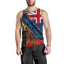 New Zealand Tank Top Lest We Forget Poppy Barbwire Style