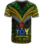 Cook Islands T-Shirt Flag Color With Traditional Patterns