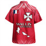 Wallis And Futuna Hawaiian Shirt Flag Color With Traditional Patterns