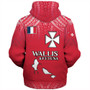 Wallis And Futuna Sherpa Hoodie Flag Color With Traditional Patterns
