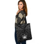 Samoa Custom Personalised Tote Bag Polynesian Tattoo Style 2