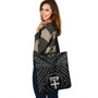 Fiji Custom Personalised Tote Bag Polynesian Tattoo Style 2