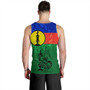 New Caledonia Tank Top Flag Color With Traditional Patterns