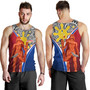 Philippines Filipinos Tank Top Philippines Lapu Lapu With Tribal Kalabaw And Sun