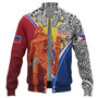 Philippines Filipinos Baseball Jacket Philippines Lapu Lapu With Tribal Kalabaw And Sun