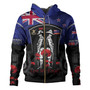 New Zealand Hoodie Custom New Zealand Anzac Day With Poppy Flowers And Traditional Maori Patterns