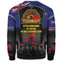 New Zealand Sweatshirt Custom New Zealand Anzac Day With Poppy Flowers And Traditional Maori Patterns