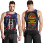 New Zealand Tank Top Custom New Zealand Anzac Day With Poppy Flowers And Traditional Maori Patterns