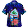 Guam Hawaiian Shirt Hibiscus Flowers With Seal