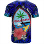 Guam T-Shirt Hibiscus Flowers With Seal