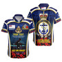 New Zealand Short Sleeve Shirt Custom Anzac Day Royal New Zealand Navy Te Taua Moana o Aotearoa