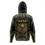 Philippines Filipinos Hoodie Tribal Koner Water Buffalo Tattoo Gold