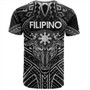 Philippines Filipinos T-Shirt Tribal Koner Water Buffalo Tattoo White