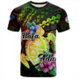 Guam T-Shirt Hafa Adai Guam Seal Tropical Flowers