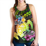 Guam Women Tank Hafa Adai Guam Seal Tropical Flowers