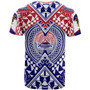 American Samoa T-Shirt Custom AS Coat Of Arms Polynesian Art Tattoo Sleeve