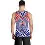 American Samoa Tank Top Custom AS Coat Of Arms Polynesian Art Tattoo Sleeve