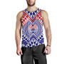 American Samoa Tank Top Custom AS Coat Of Arms Polynesian Art Tattoo Sleeve