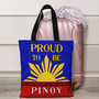 Philippines Filipino Sun And Stars Style Tote Bags