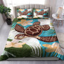 Polynesian Bedding Set - Tropical Flowers With Turtle Bedding Set