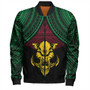 Vanuatu Bomber Jacket Coat Of Arms Tribal