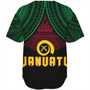 Vanuatu Baseball Shirt Coat Of Arms Tribal