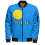 Palau Bomber Jacket Flag Color With Traditional Patterns