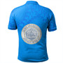 Palau Polo Shirt Flag Color With Traditional Patterns