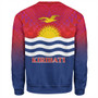 Kiribati Sweatshirt Flag Color With Traditional Patterns