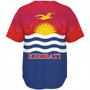 Kiribati Baseball Shirt Flag Color With Traditional Patterns