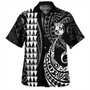 Tonga Combo Dress And Shirt Coat Of Arms Kakau Style White