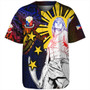 Philippines Filipinos Baseball Shirt Lapu-lapu Hero With Seal Filipinos Tribal Patterns