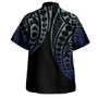 Fiji Combo Dress And Shirt Coat Of Arms Kakau Style Gradient Blue