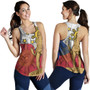 Philippines Filipinos Women Tank Lapu Lapu Heroes With Sun And Flag Tribal Patterns