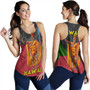 Hawaii Women Tank Hawaii King With Map And Flag Tribal Patterns