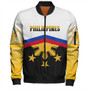 Philippines Filipinos Bomber Jacket Sport Style Pattern Yakan Fabric
