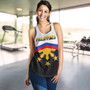 Philippines Filipinos Women Tank Sport Style Pattern Yakan Fabric