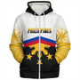 Philippines Filipinos Sherpa Hoodie Sport Style Pattern Yakan Fabric