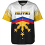 Philippines Filipinos Baseball Shirt Sport Style Pattern Yakan Fabric